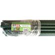 Set 25 araci/suport pentru rosii, castraveti, fasole, metal + PVC, verde, 120x2 cm, Artool