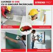 Nivela laser verde cu goniometru, acumulator USB, 20 m, Strend Pro