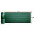 Plasa de umbrire, HDPE, 140 g/mp, grad de umbrire 85%, verde, 1.8x10 m