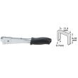 Capsator stil ciocan, capse tip J 6-10 mm, 0.7 mm
