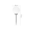 Lampa solara de gradina, LED, 20x55 cm, Birdun 