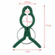 Clema de prindere pentru plante, 75 mm, pentru araci de max 8.2 mm, set 12 buc, PlantClip