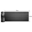 Plasa de umbrire, HDPE, 230 g/mp, grad de umbrire 95%, antracit, 1.2x10 m