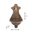 Chiuveta de gradina 37x18.5x66.5 cm, aluminiu, efect cupru, Strend Pro
