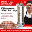 Masina verticala de umplut carnati, inox, 2 L / 3 kg, Porking