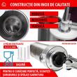 Masina verticala de umplut carnati, inox, 2 L / 3 kg, Porking