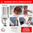 Masina verticala de umplut carnati, inox, 2 L / 3 kg, Porking