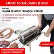Masina orizontala de umplut carnati, inox, 3 L / 4 kg, Porking