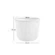 Cos de rufe 30 L, 40x39x33 cm, alb, CURVER