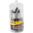 Con despicator lemn pentru bormasina, Strend Pro, cu 3 adaptoare, SDS PLUS, HEX 1/2