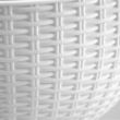 Ghiveci de flori suspendat, 26x16 cm, alb, Strend Pro