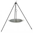 Disc pentru gratar cu picioare si agatator pentru trepied, 60 cm, otel, Perfect Home 