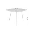 Disc pentru gratar cu picioare si agatator pentru trepied, 40.5 cm, otel, Perfect Home 