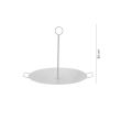 Disc pentru gratar cu picioare si agatator pentru trepied, 50 cm, otel, Perfect Home 
