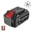 Capsator 2 in 1, cu acumulator 4 Ah, incarcator 18V Li-ion, GA18, Graphite Energy