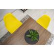 Set 4 scaune stil scandinav, Artool, Osaka, PP, lemn, galben si negru, 46x54x81 cm