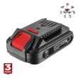 Pistol de lipit cu baton silicon, cu acumulator 2 Ah, incarcator 18V Li-ion, 11 mm, Graphite Energy