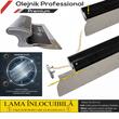Gletiera profesionala, maner aluminiu, lama inox 0.4 mm, Premium Silver, Medium Flex, 40 cm, Ergoplane, Olejnik