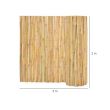 Gard/paravan din bambus natural, 5x2 m + cadou sarma zincata