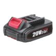 Masina de gaurit, insurubat (bormasina), cu acumulator 2 Ah, incarcator 20V Li-ion, Worcraft