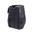 Compostor de gradina, 650 L, negru