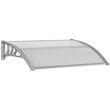 Copertina marchiza, policarbonat, transparent, 100x75x23 cm