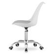 Scaun de birou, Artool, Alba, rotativ, PP, alb, 53x58.5x81.5 cm