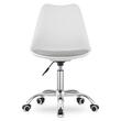 Scaun de birou, Artool, Alba, rotativ, PP, alb, 53x58.5x81.5 cm