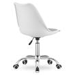 Scaun de birou, Artool, Alba, rotativ, PP, alb, 53x58.5x81.5 cm