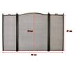 Panou protectie semineu, 60x95 cm, Antique