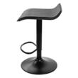 Scaun de bucatarie/bar, Artool, Fort, rotativ, piele ecologica, negru, 38x39x84 cm