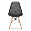 Scaun stil scandinav, Artool, Maro, PP, lemn, negru, 44.5x51x82.5 cm