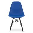 Scaun stil scandinav, Artool, Osaka, PP, lemn, albastru si negru, 46x54x81 cm