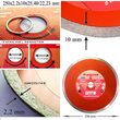 Disc diamantat continuu  250x25,4 mm