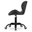 Scaun de birou, Artool, Noto, piele ecologica, negru, 53.5x57x87 cm