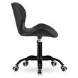 Scaun de birou, Artool, Noto, piele ecologica, negru, 53.5x57x87 cm