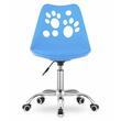 Scaun de birou, Artool, Print, rotativ, PP, albastru, 50x57x93.5 cm