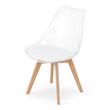 Set 4 scaune stil scandinav, Artool, Mark, PP, lemn, transparent, 49x42x82.5 cm
