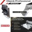 Gletiera profesionala, maner aluminiu, lama inox 0.4 mm, Premium Silver, Medium Flex, 80 cm, Ergoplane, Olejnik