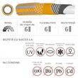 Furtun de gradina, 6 straturi, antirasucire, 1/2