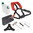 Motocoasa, trimmer, pe benzina, pentru iarba, 1400 W, 1.9 CP, 25.5 cm, Verto
