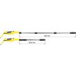 Aspirator de geamuri si oglinzi, electric, maner telescopic 65 cm, stergator/curatator fara fir cu acumulator 200 mAh, 280 ml, laveta microfibra