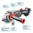 Polizor unghiular (flex) 115 mm pe acumulator 18 V Li-ion (acumulator neinclus) GRAPHITE ENERGY 