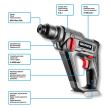 Ciocan rotopercutor SDS Plus, 18 V Li-ion pe acumulator (acumulator neinclus) GRAPHITE ENERGY