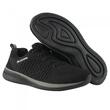 Pantofi casual, textil, talpa spuma Eva, negru si gri, marime 46, ART.MAS