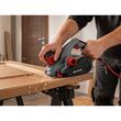 Rindea electrica, compacta, pentru rindeluit usi, parchet si lemn, 850 W, 82 mm / 3 mm, 16500 rpm, Graphite