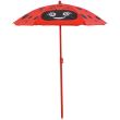 Set mobilier gradina/terasa pentru copii, pliabil, rosu, model buburuza, masa cu umbrela, 2 scaune, Melisenda