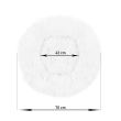 Culcus moale pentru caine/pisica, maro, 70 cm