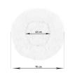 Culcus moale, pentru caine/pisica, gri, 70 cm