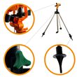 Aspersor pulsatoriu plastic cu trepied telescopic 550-905 mm